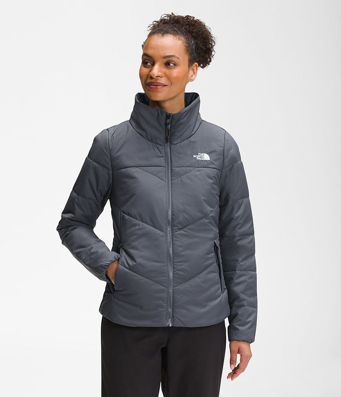 Plumifero The North Face Mujer Gris Explore Farther 81504TRHJ